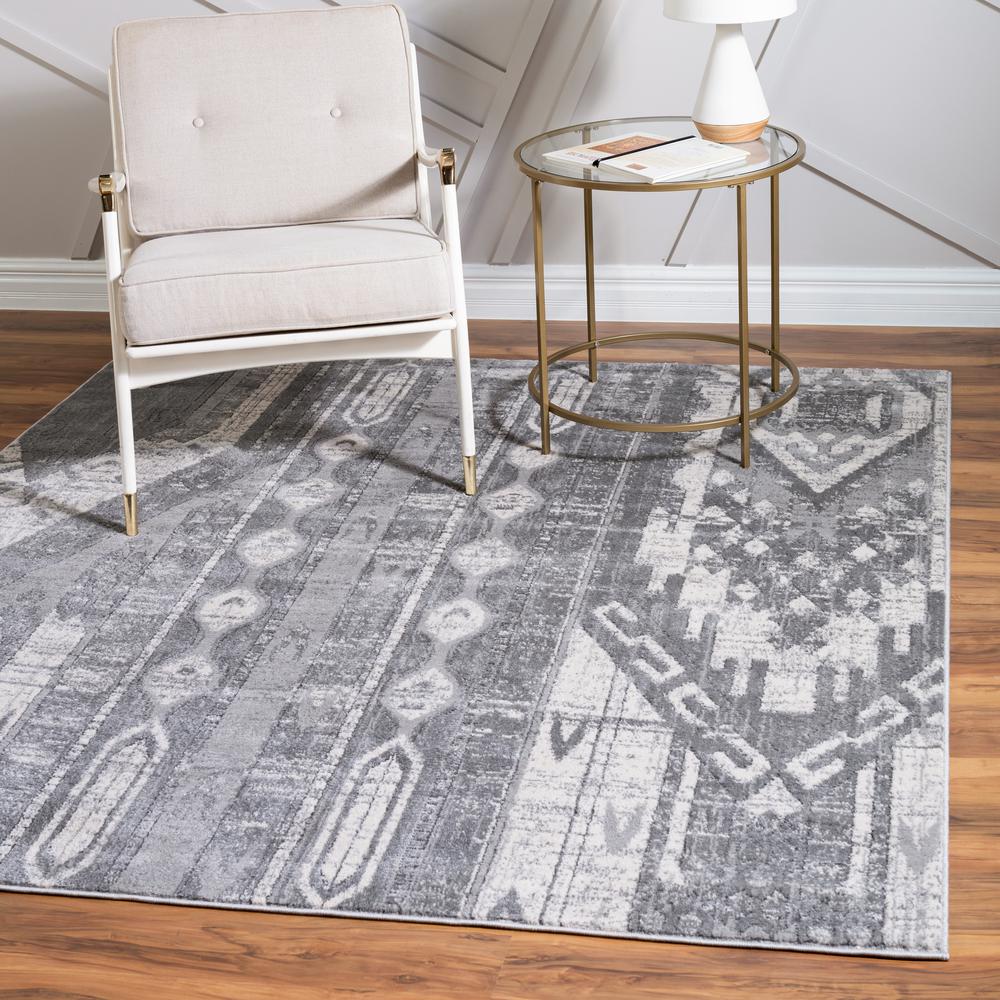 Orford Portland Rug, Gray (8' 0 x 8' 0). Picture 2
