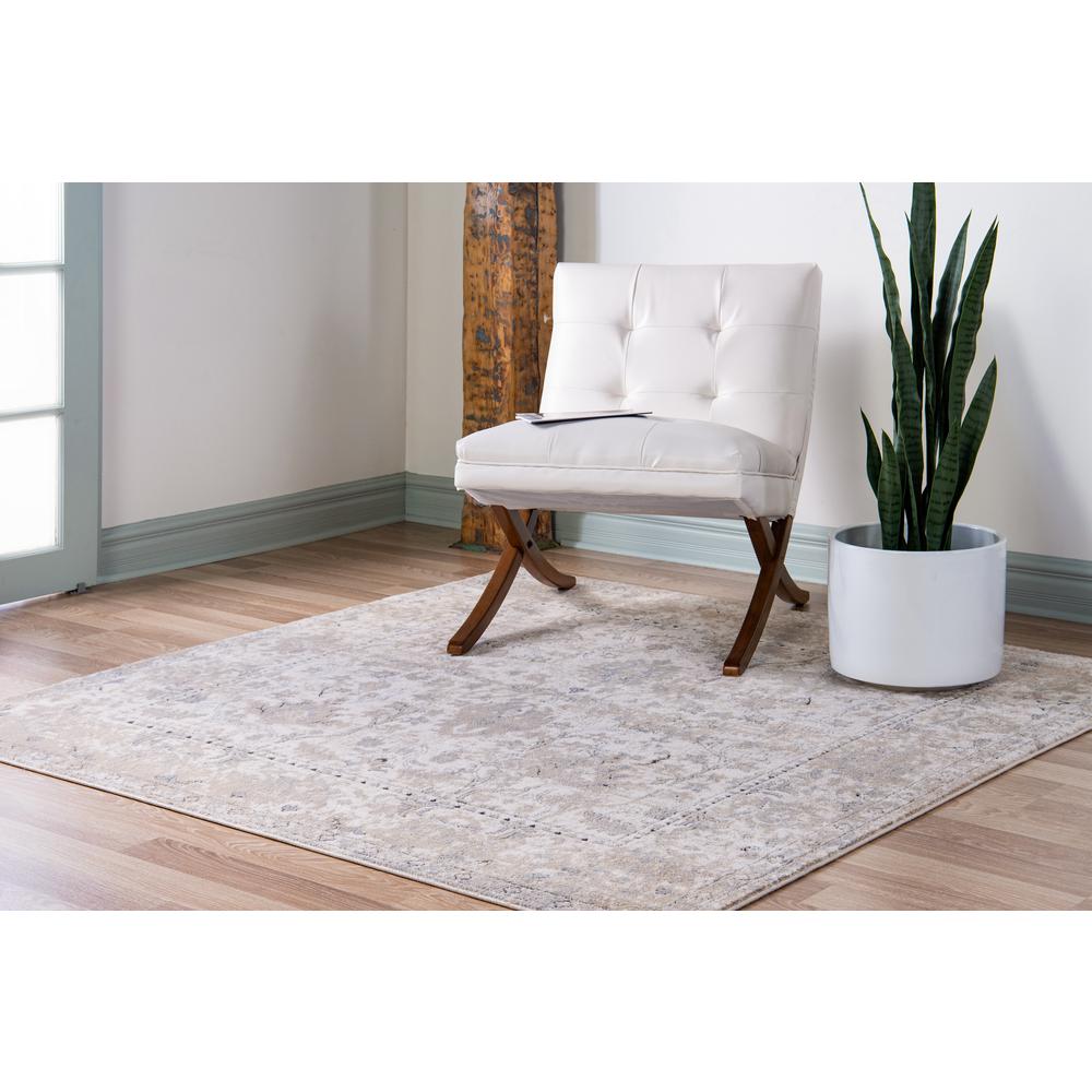 Central Portland Rug, Ivory (8' 0 x 8' 0). Picture 3