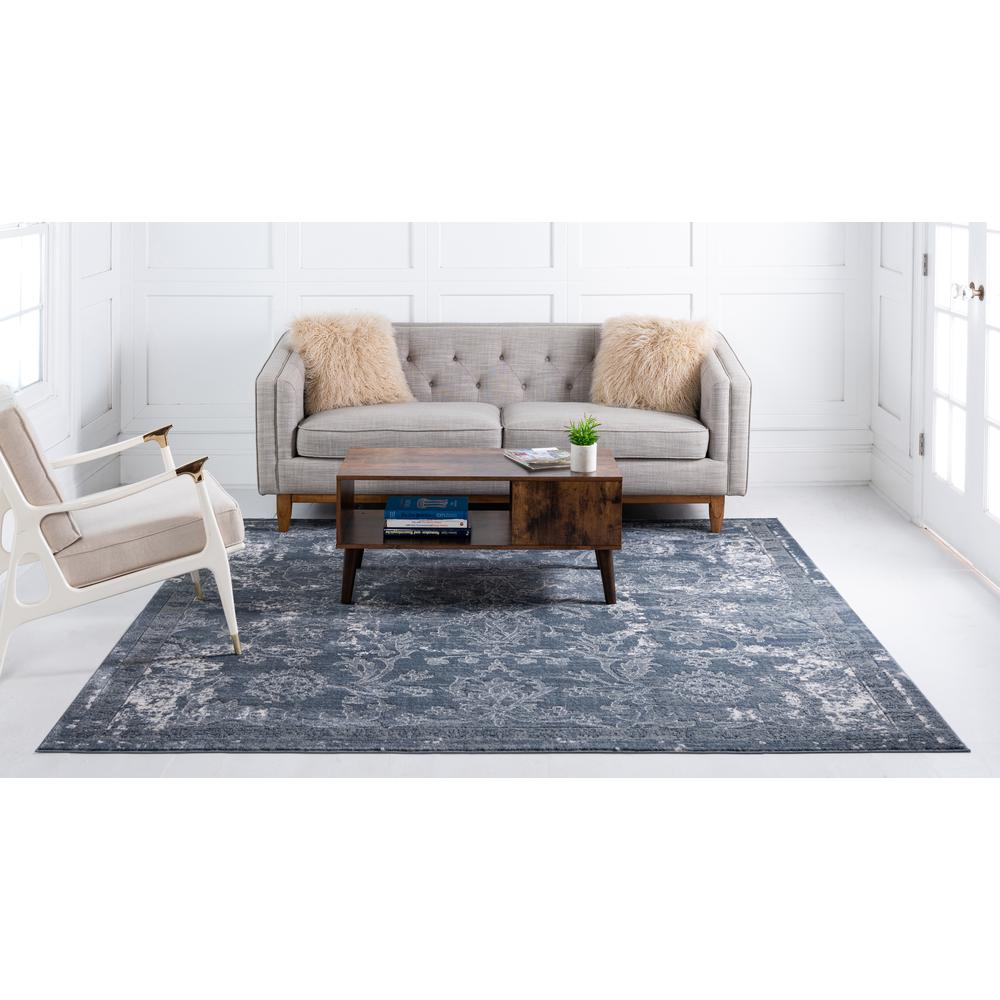 Albany Portland Rug, Blue (8' 0 x 8' 0). Picture 4