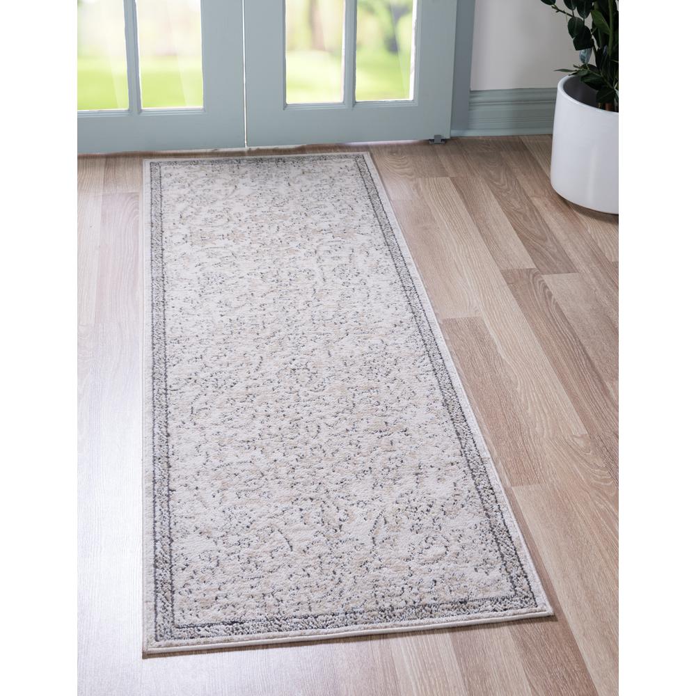 Albany Portland Rug, Ivory/Beige (2' 2 x 12' 0). Picture 2