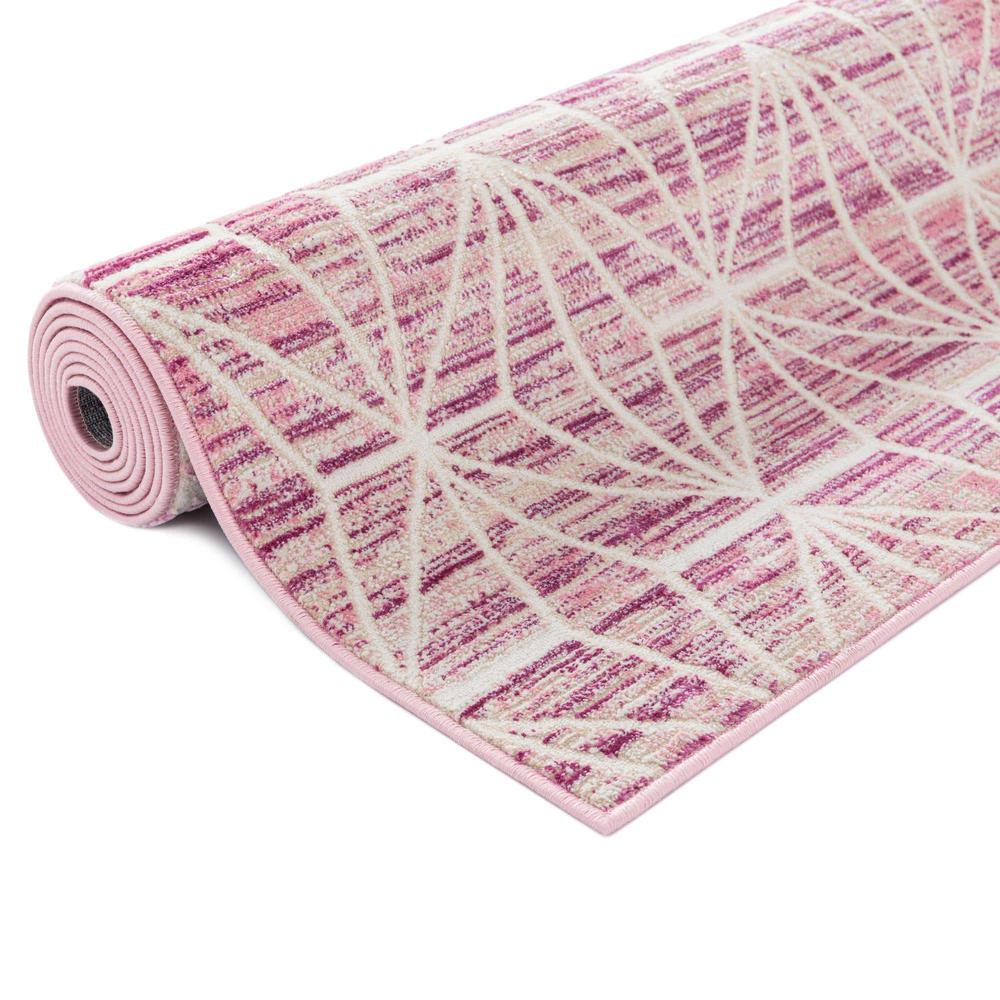 Uptown Fifth Avenue Area Rug 4' 1" x 6' 1", Rectangular Pink. Picture 4