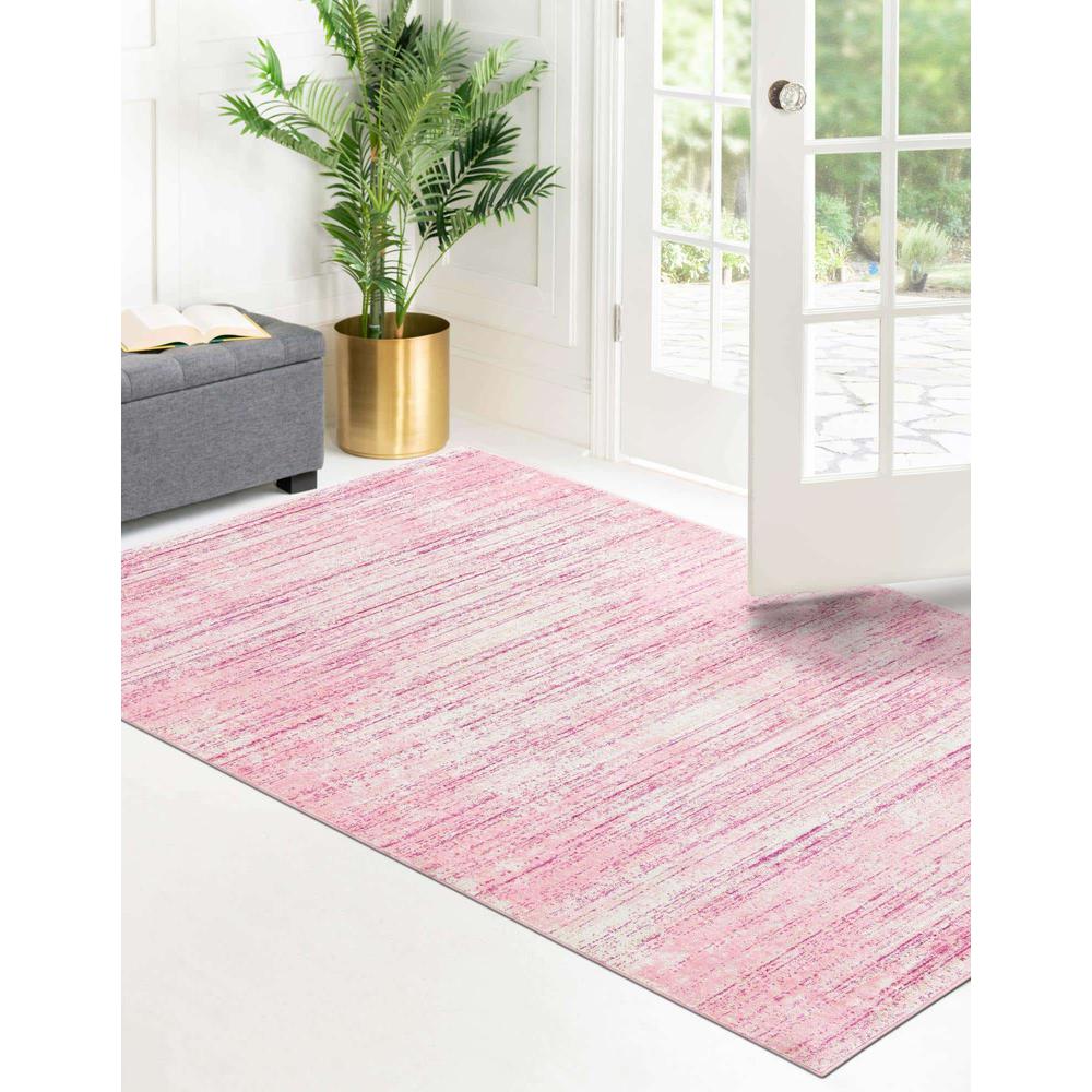 Uptown Madison Avenue Area Rug 2' 0" x 3' 1", Rectangular Pink. Picture 3