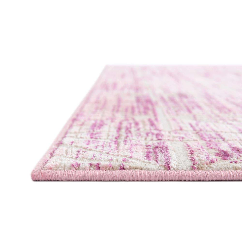 Uptown Fifth Avenue Area Rug 4' 1" x 6' 1", Rectangular Pink. Picture 10