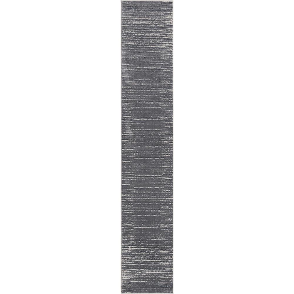 Unique Loom 12 Ft Runner in Gray (3154281). Picture 1