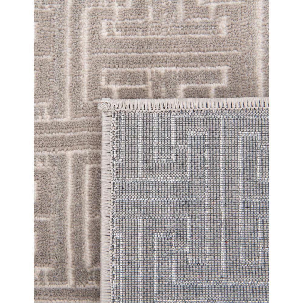 Uptown Park Avenue Area Rug 7' 10" x 7' 10", Square Gray. Picture 7