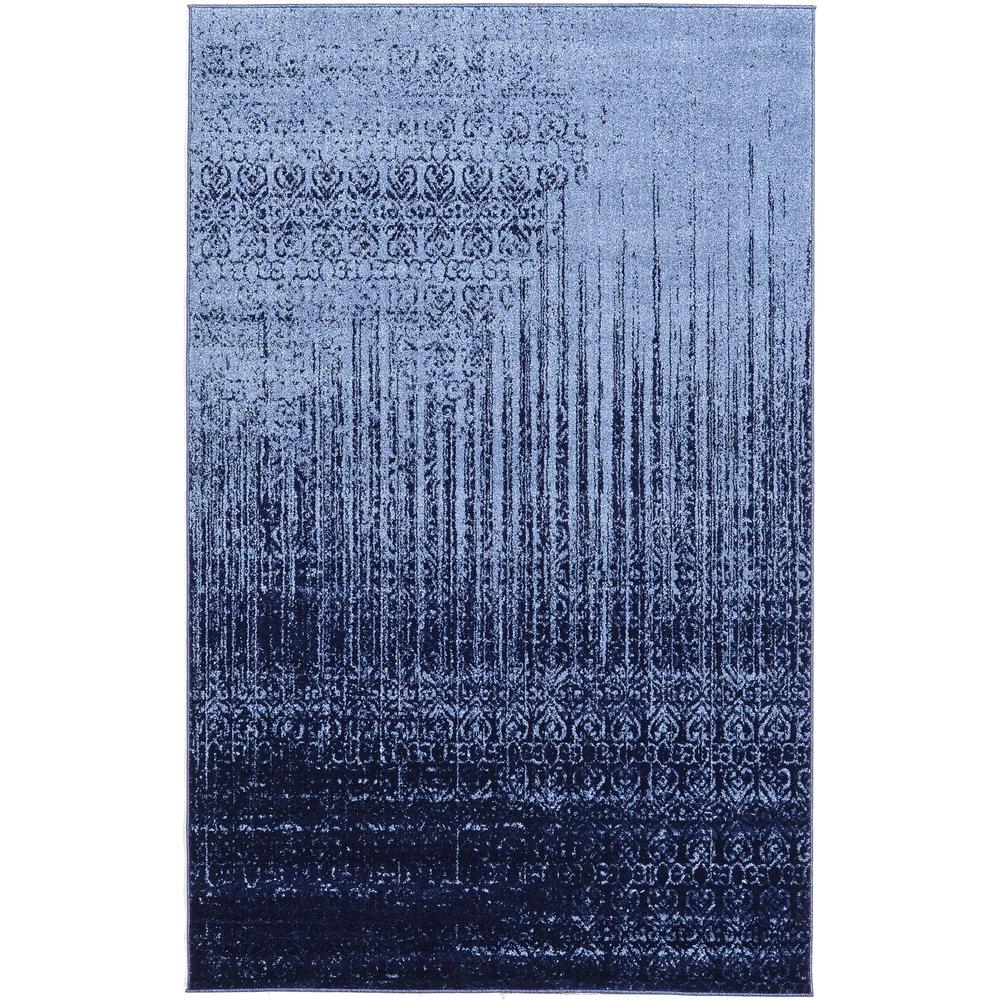 Jennifer Del Mar Rug, Blue (5' 0 x 8' 0). Picture 1
