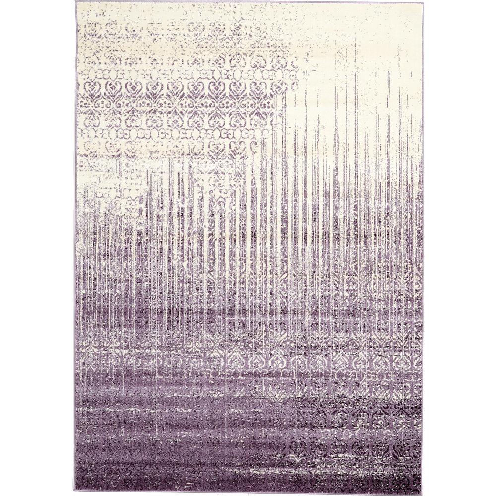 Jennifer Del Mar Rug, Purple (7' 0 x 10' 0). The main picture.