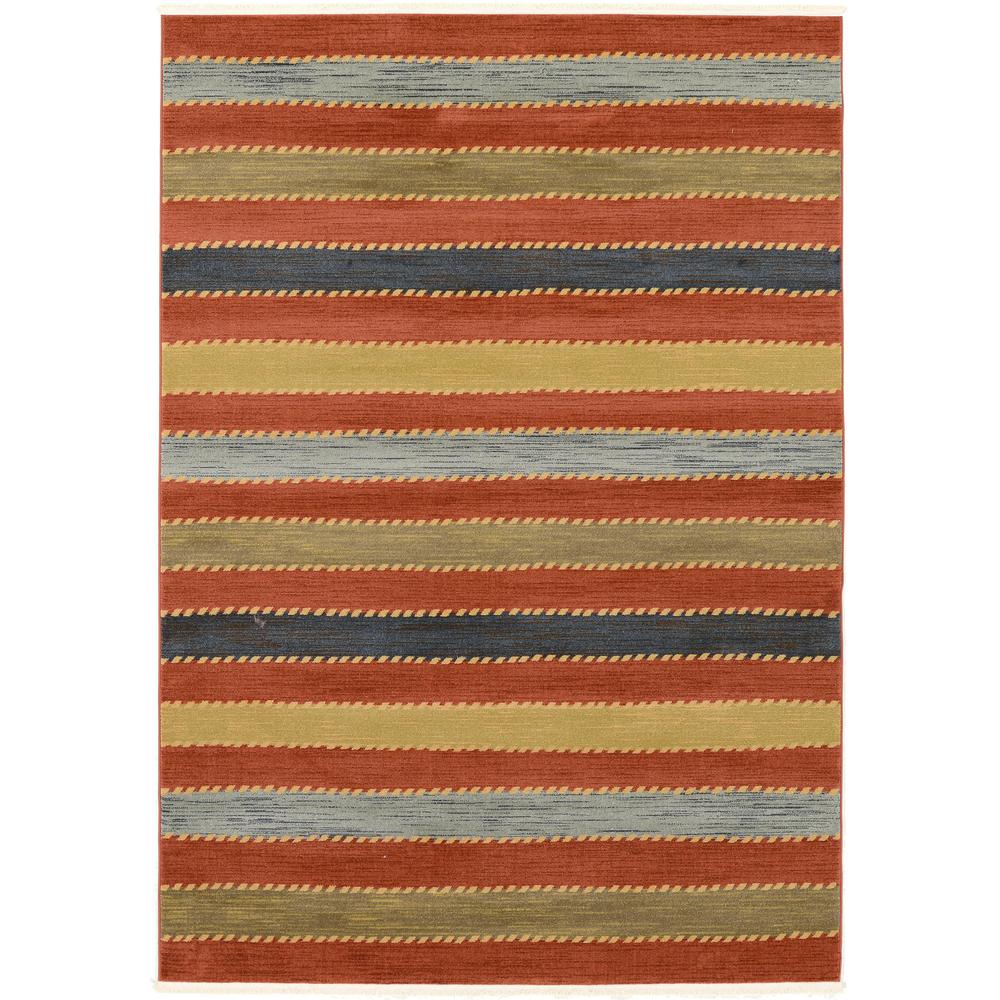 Monterey Fars Rug, Red (7' 0 x 10' 0). Picture 1