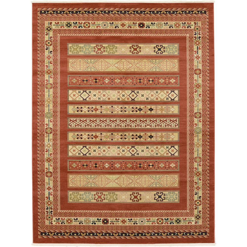 Pasadena Fars Rug, Rust Red (9' 0 x 12' 0). Picture 1