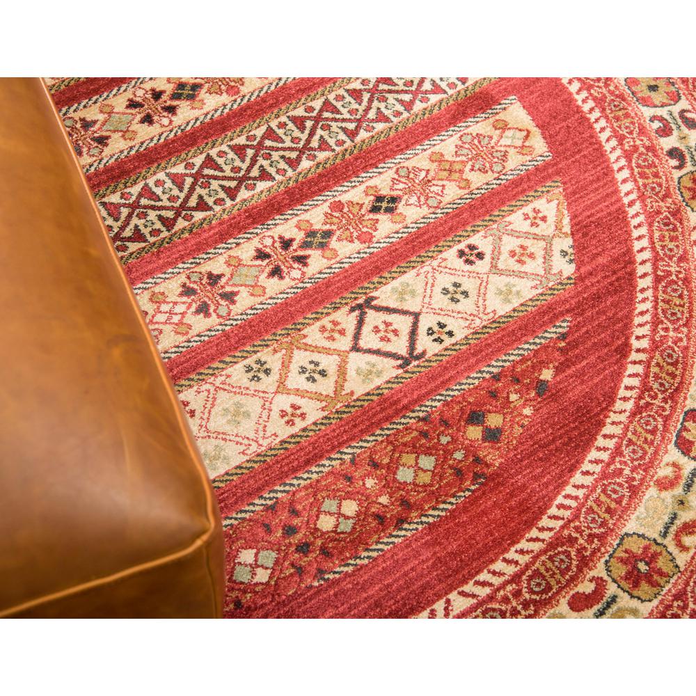 Pasadena Fars Rug, Rust Red (8' 0 x 8' 0). Picture 5