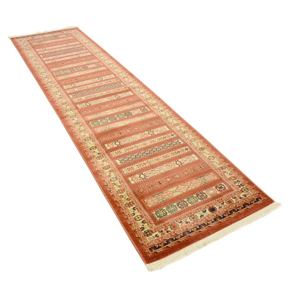 Pasadena Fars Rug, Rust Red (2' 7 x 10' 0). Picture 3