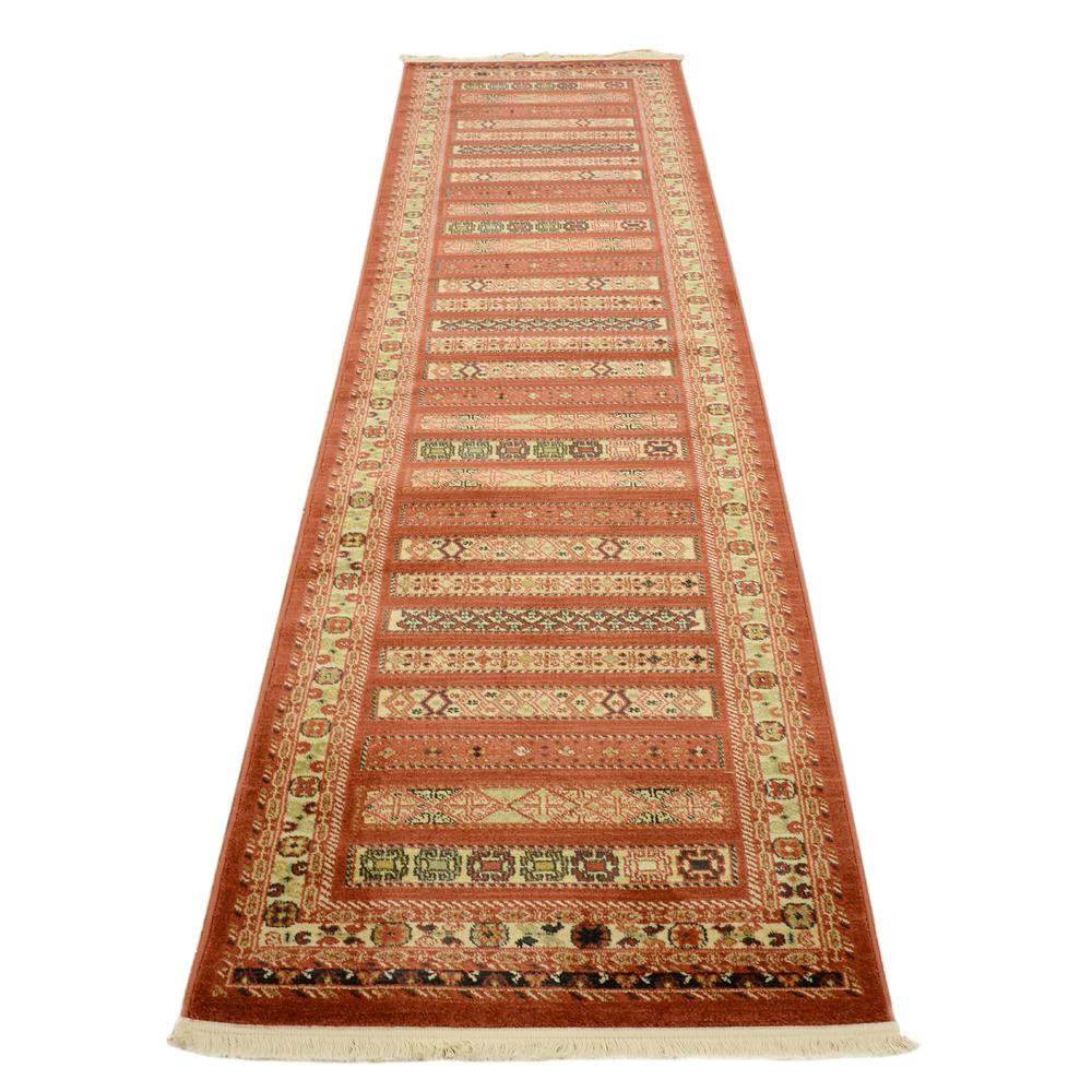 Pasadena Fars Rug, Rust Red (2' 7 x 10' 0). Picture 4