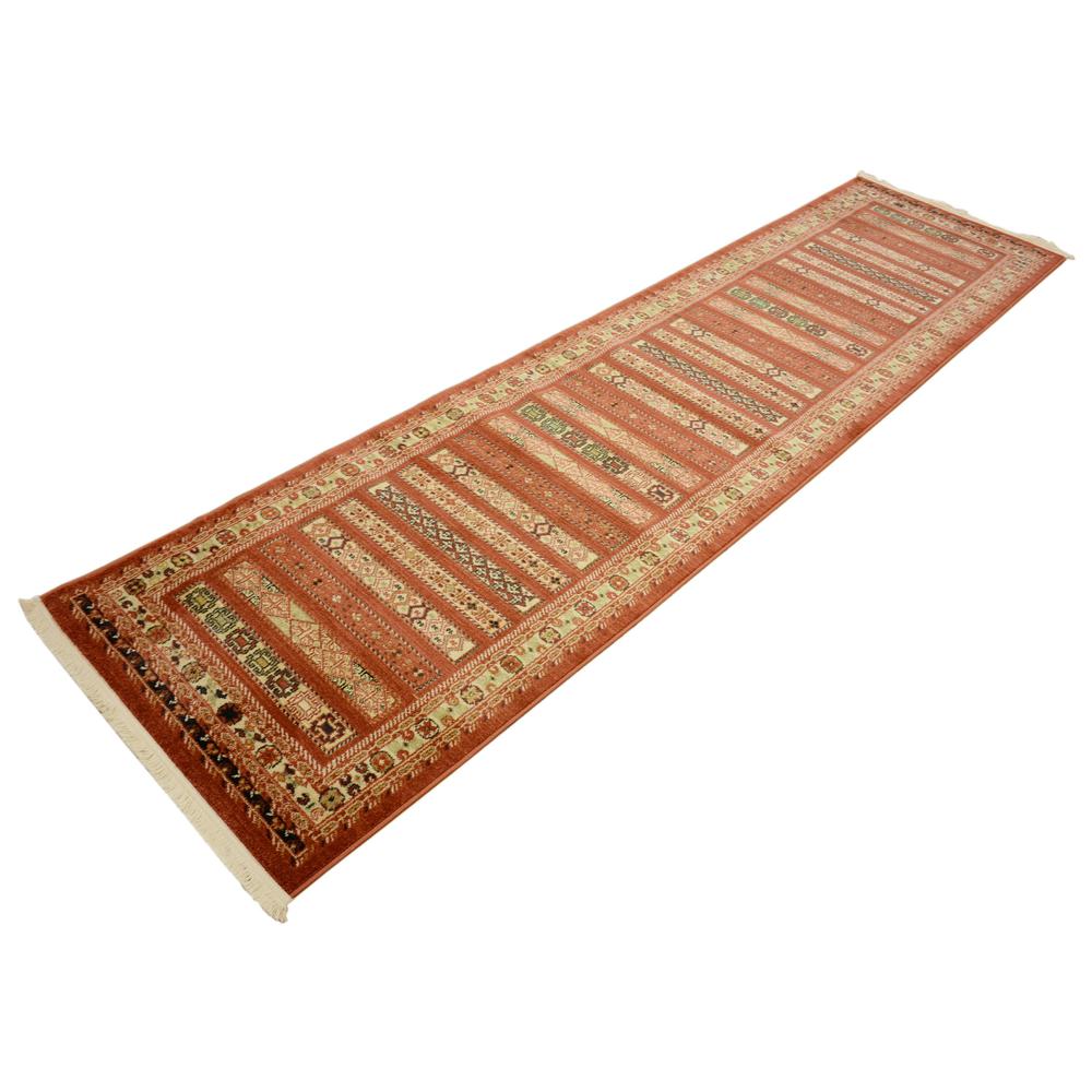 Pasadena Fars Rug, Rust Red (2' 7 x 10' 0). Picture 5