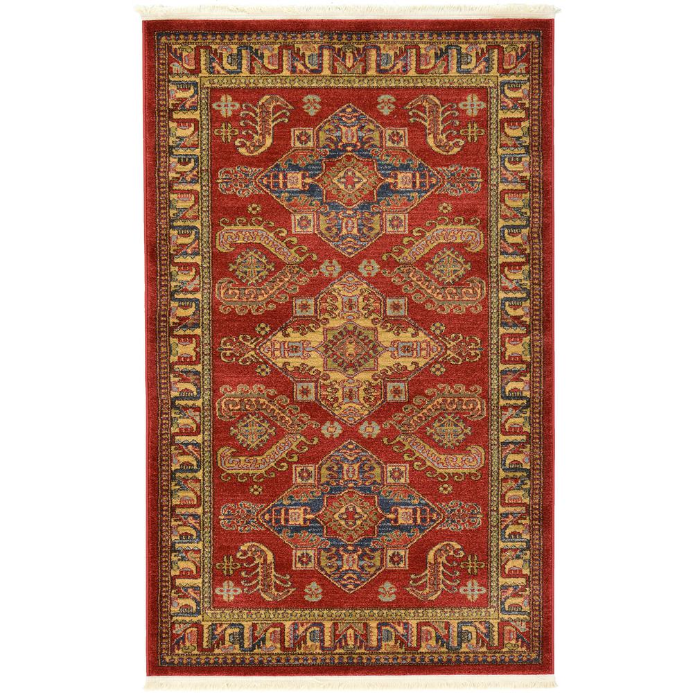 Philip Sahand Rug, Red (3' 3 x 5' 3). Picture 1