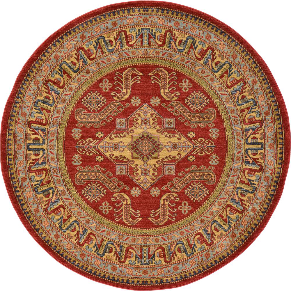 Philip Sahand Rug, Red (6' 0 x 6' 0). Picture 1