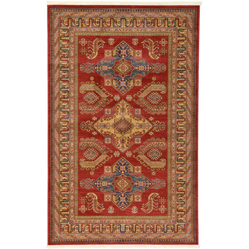 Philip Sahand Rug, Red (5' 0 x 8' 0). Picture 1