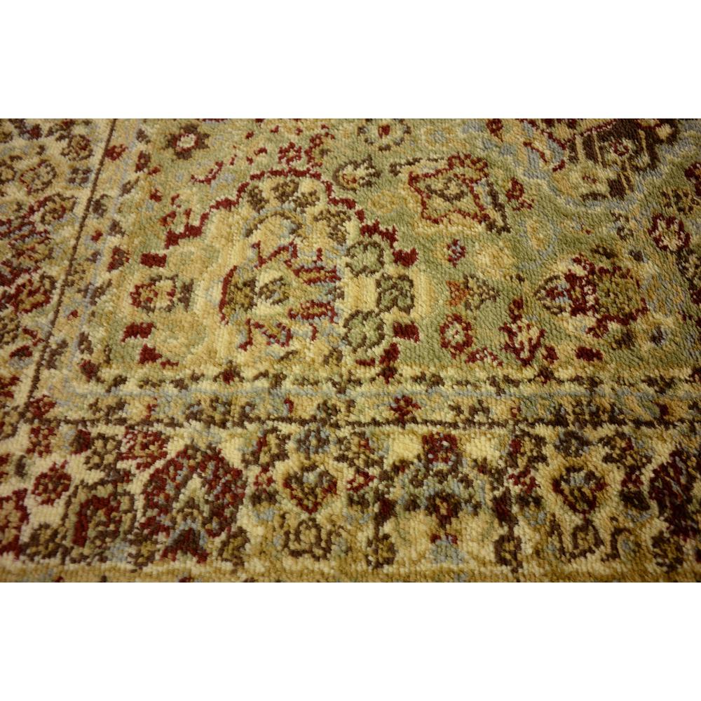 Colonial Voyage Rug, Light Green (4' 0 x 4' 0). Picture 5