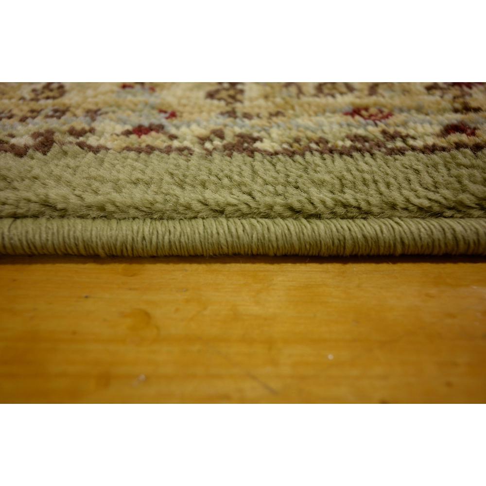 Colonial Voyage Rug, Light Green (4' 0 x 4' 0). Picture 6