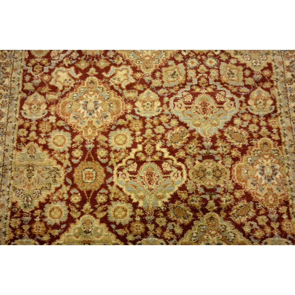 Colonial Voyage Rug, Red (4' 0 x 4' 0). Picture 4