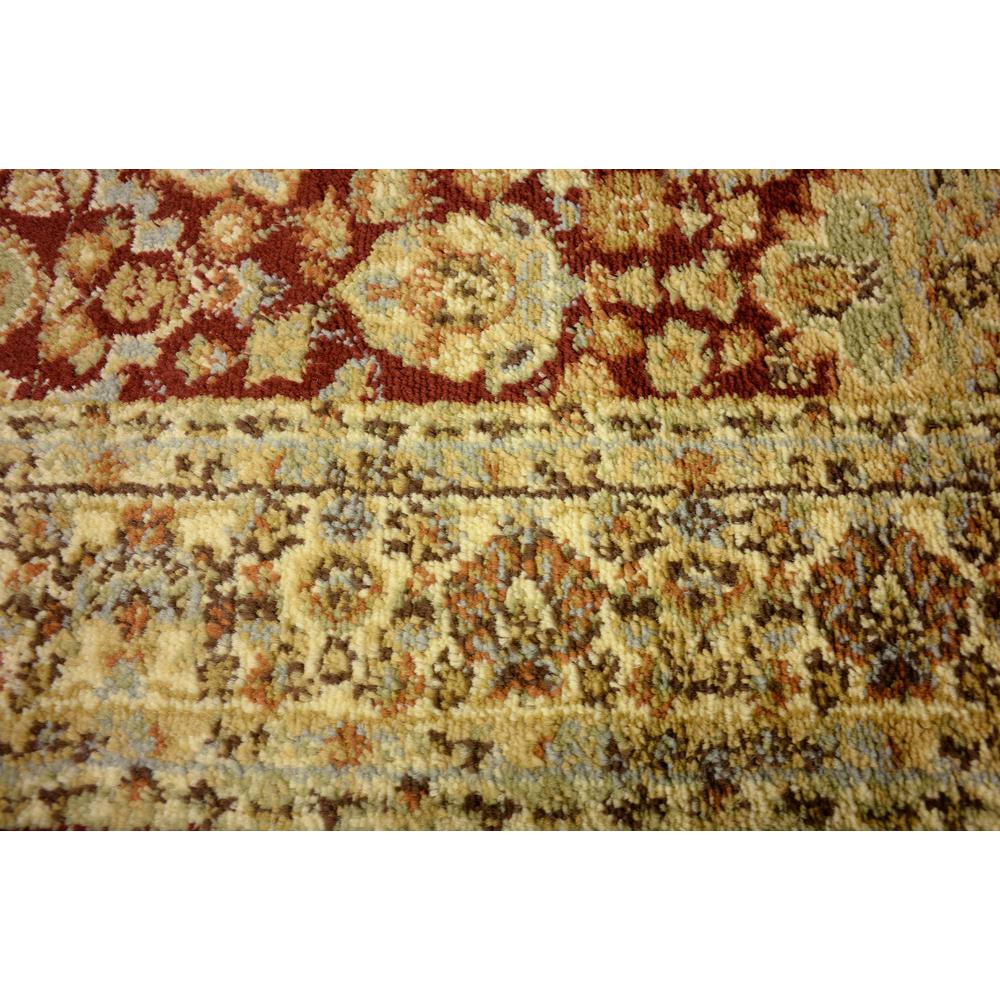Colonial Voyage Rug, Red (4' 0 x 4' 0). Picture 5