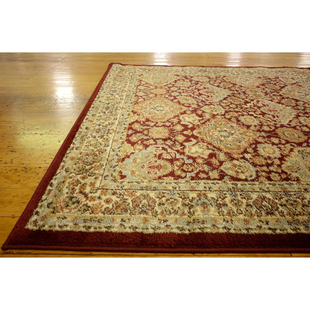 Colonial Voyage Rug, Red (4' 0 x 4' 0). Picture 6