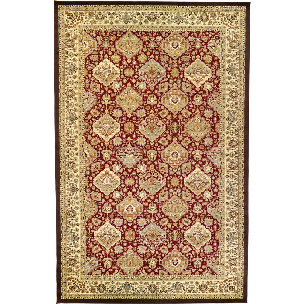 Colonial Voyage Rug, Red (10' 6 x 16' 5). Picture 1