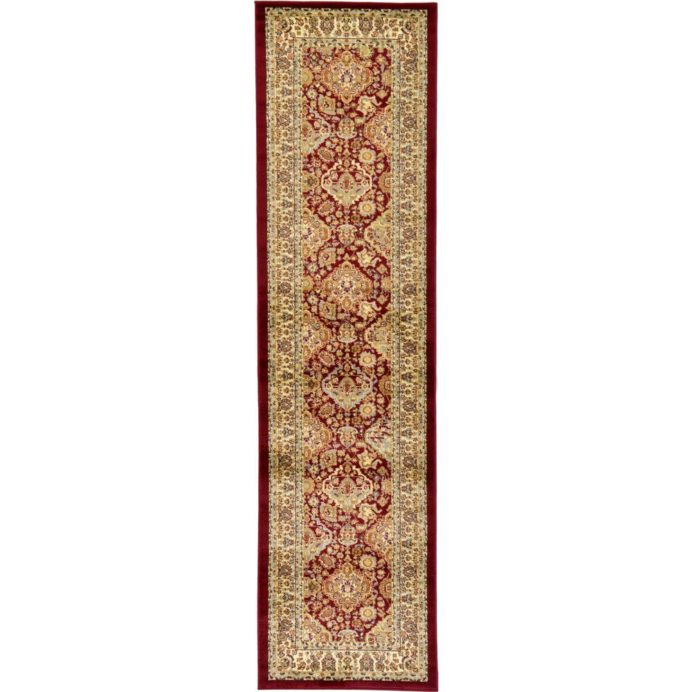 Colonial Voyage Rug, Red (2' 7 x 10' 0). Picture 1