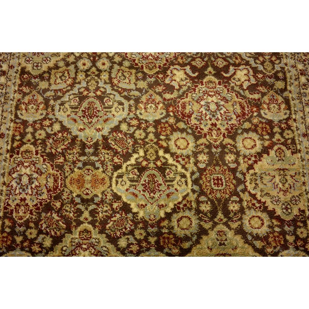 Colonial Voyage Rug, Brown (4' 0 x 4' 0). Picture 4