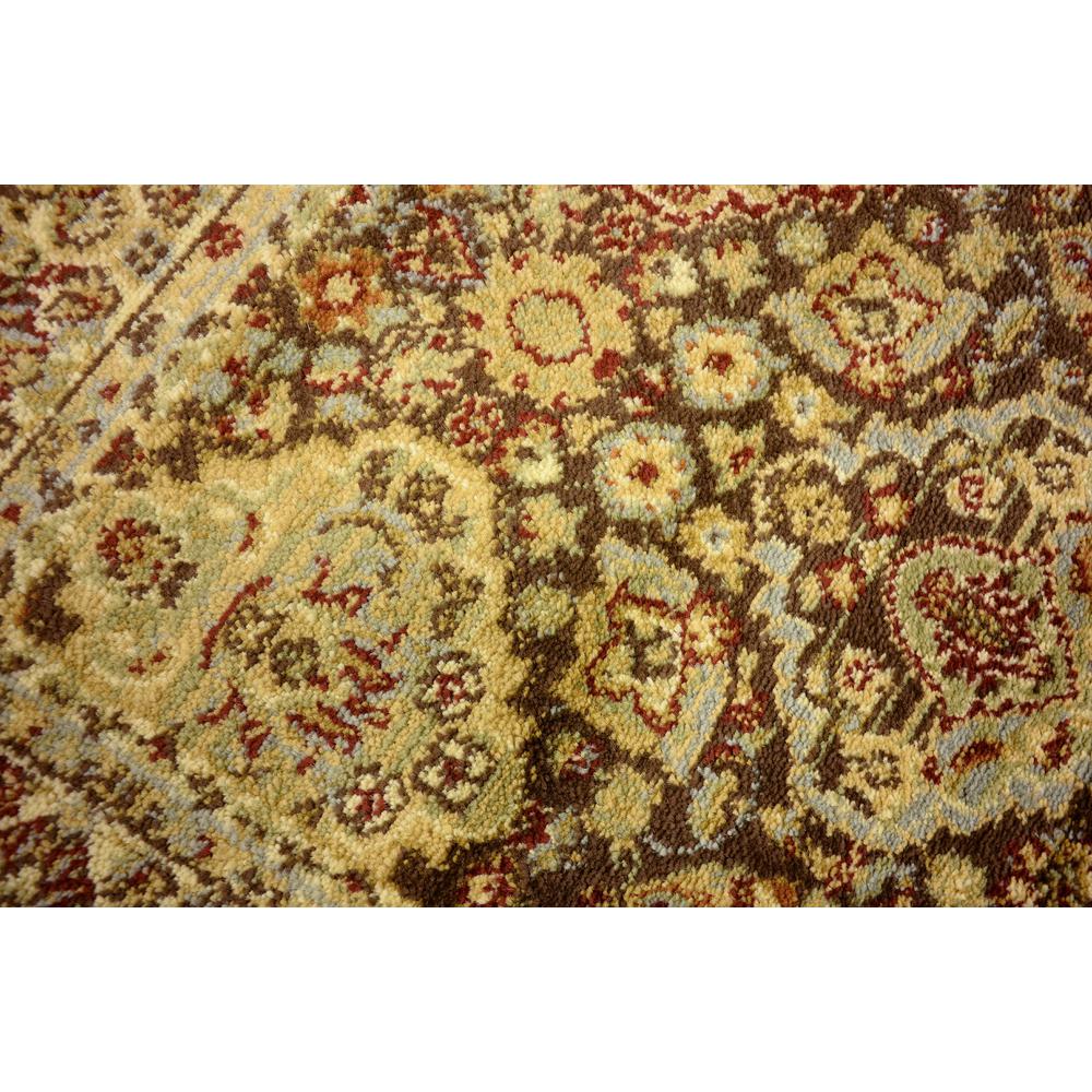 Colonial Voyage Rug, Brown (4' 0 x 4' 0). Picture 5