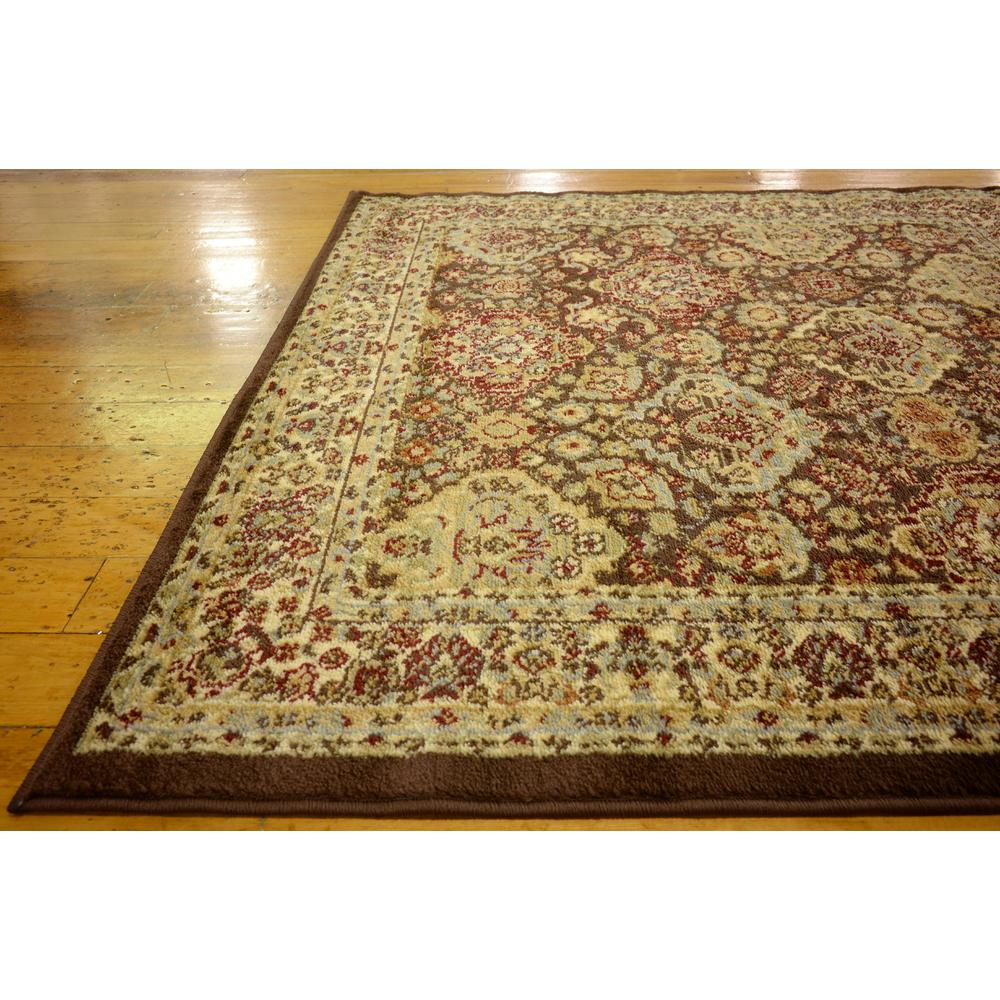 Colonial Voyage Rug, Brown (4' 0 x 4' 0). Picture 6