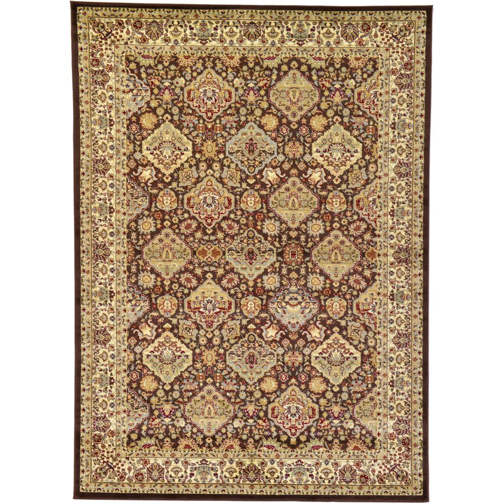 Colonial Voyage Rug, Brown (7' 0 x 10' 0). The main picture.