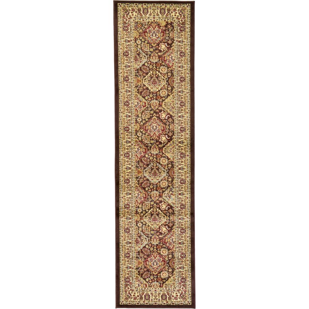 Colonial Voyage Rug, Brown (2' 7 x 10' 0). Picture 1