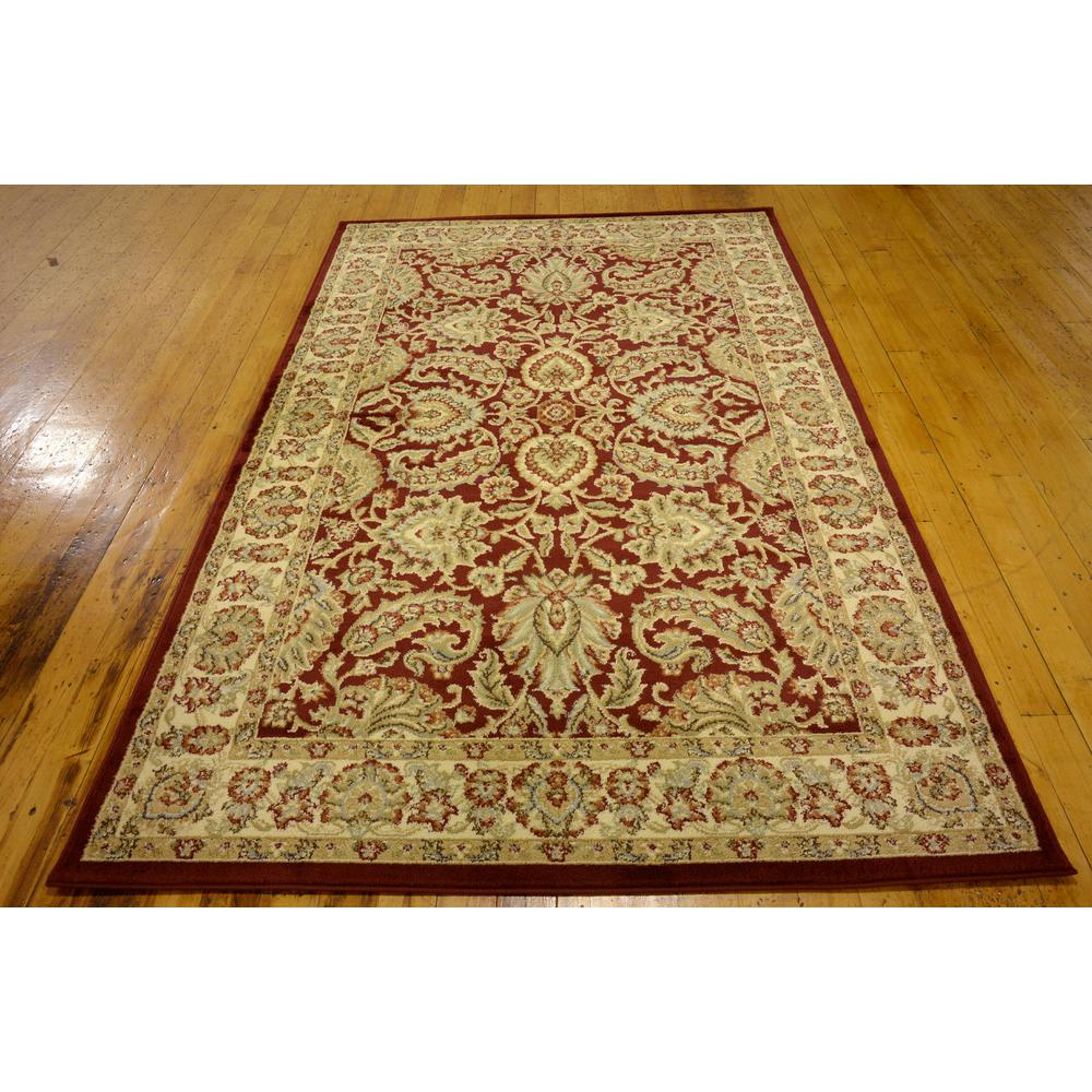 Asheville Voyage Rug, Red (5' 0 x 8' 0). Picture 3
