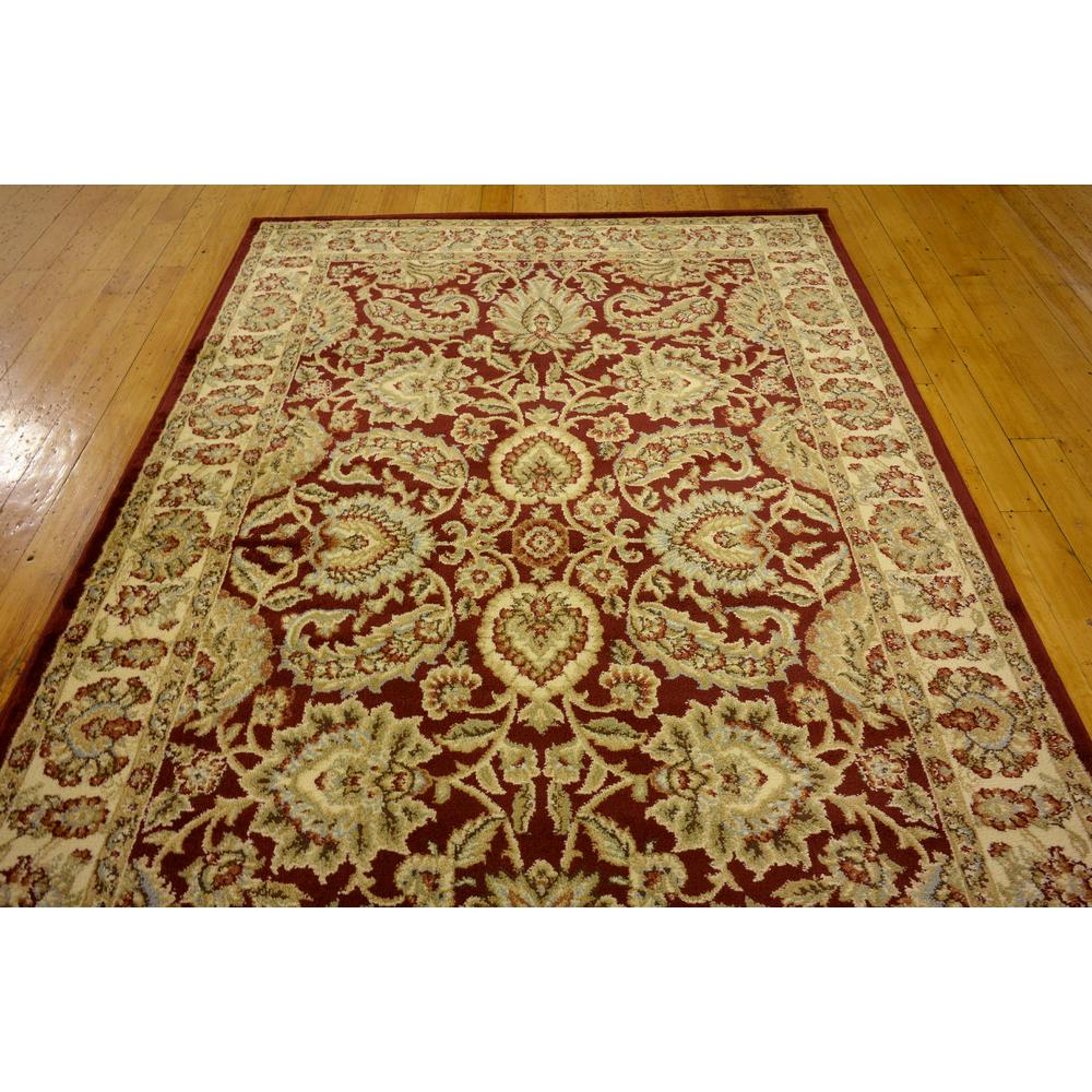 Asheville Voyage Rug, Red (5' 0 x 8' 0). Picture 4