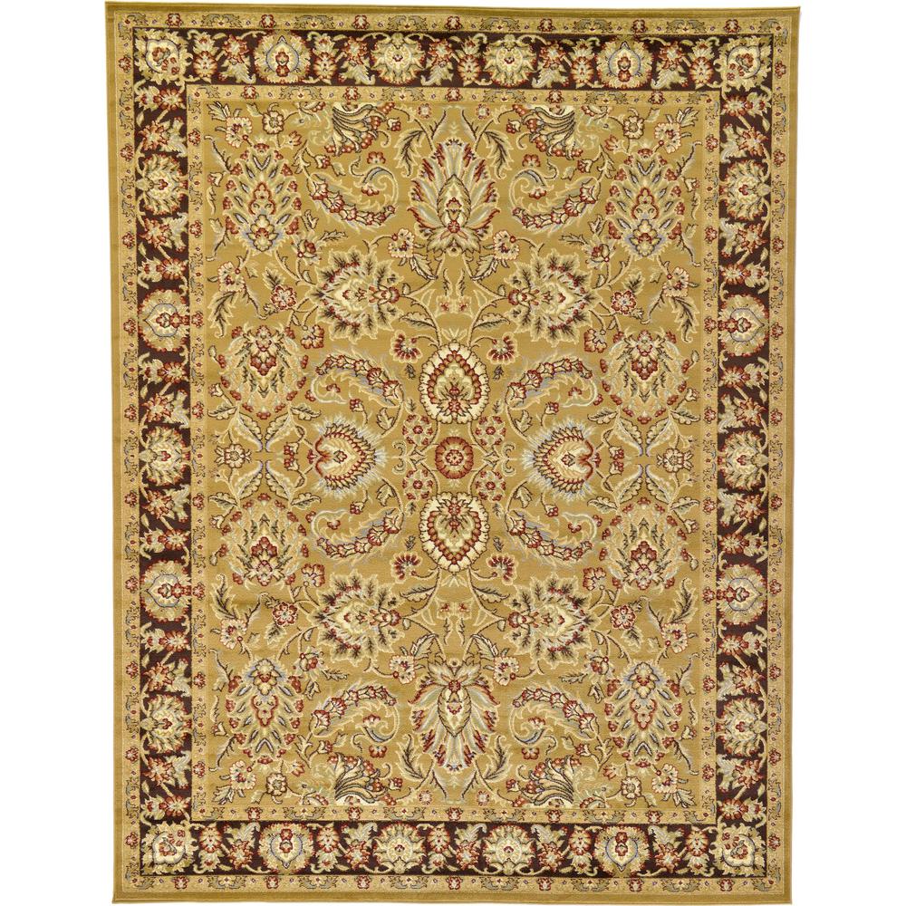 Asheville Voyage Rug, Gold/Brown (9' 0 x 12' 0). Picture 1
