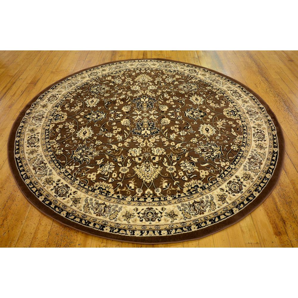 Washington Sialk Hill Rug, Brown (8' 0 x 8' 0). Picture 3