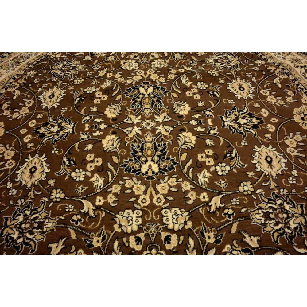Washington Sialk Hill Rug, Brown (8' 0 x 8' 0). Picture 5