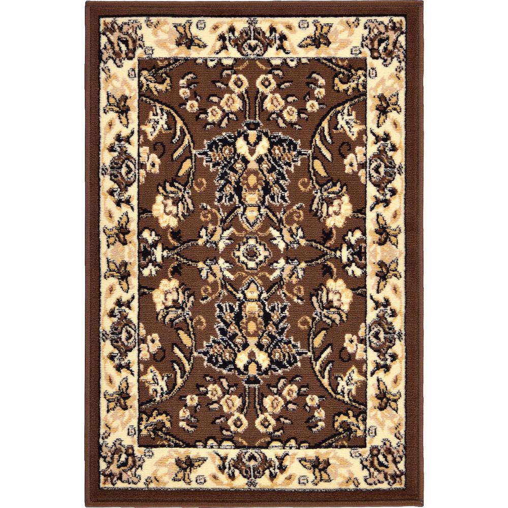 Washington Sialk Hill Rug, Brown (2' 2 x 3' 0). Picture 1