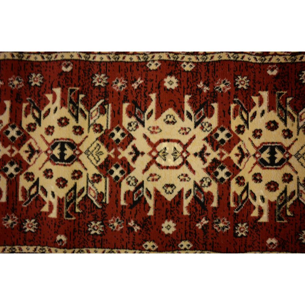 Taftan Oasis Rug, Red (2' 7 x 10' 0). Picture 5