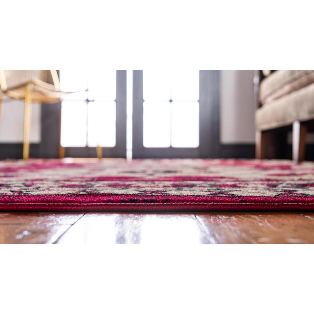Taftan Oasis Rug, Red (8' 0 x 8' 0). Picture 5