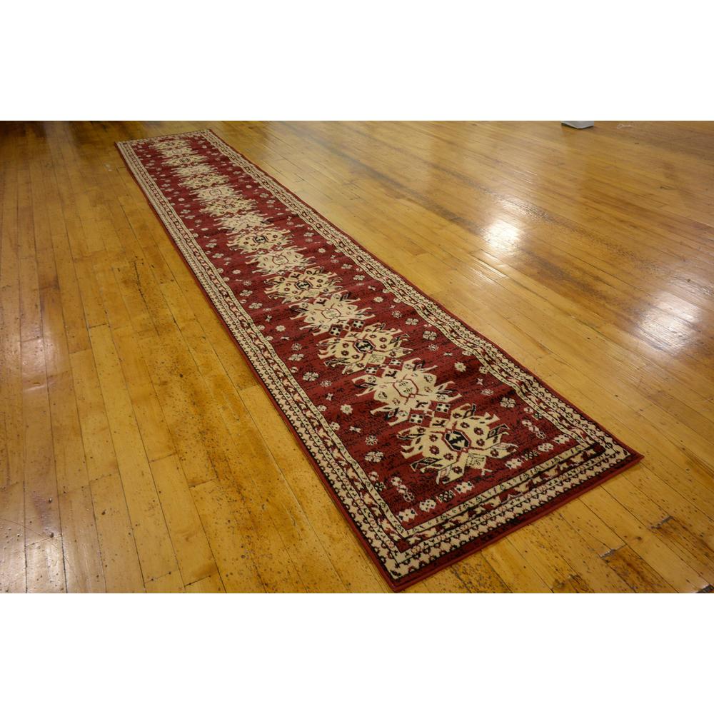 Taftan Oasis Rug, Red (3' 0 x 16' 5). Picture 3