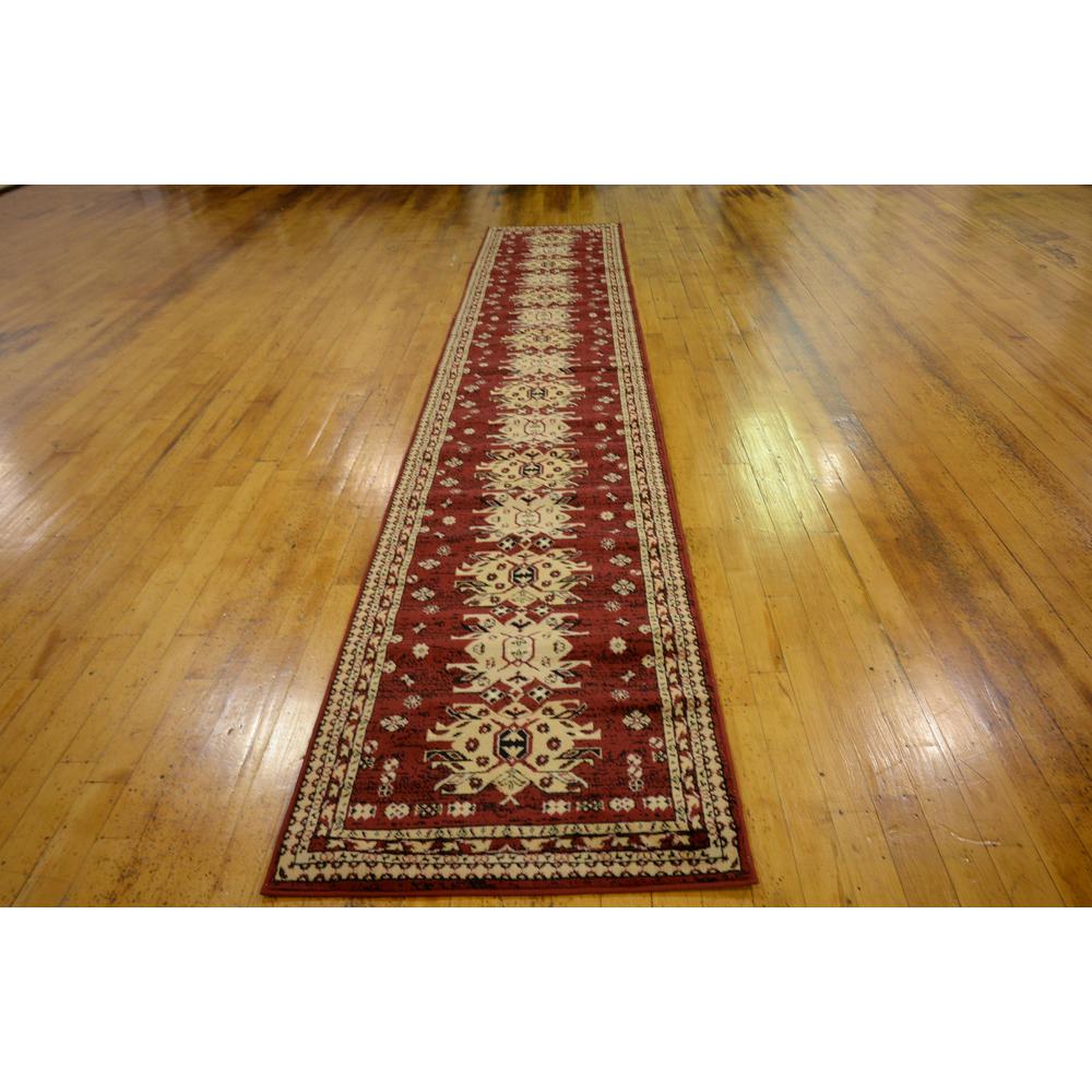 Taftan Oasis Rug, Red (3' 0 x 16' 5). Picture 4