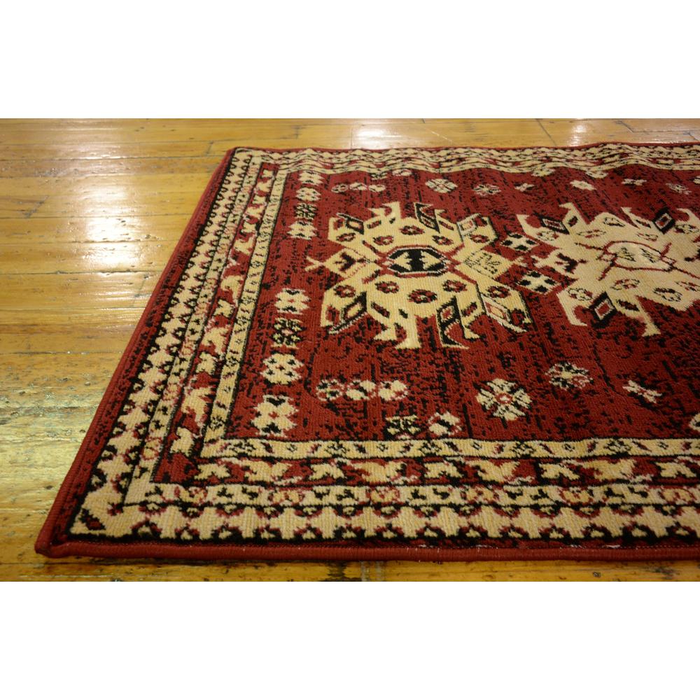 Taftan Oasis Rug, Red (3' 0 x 16' 5). Picture 6