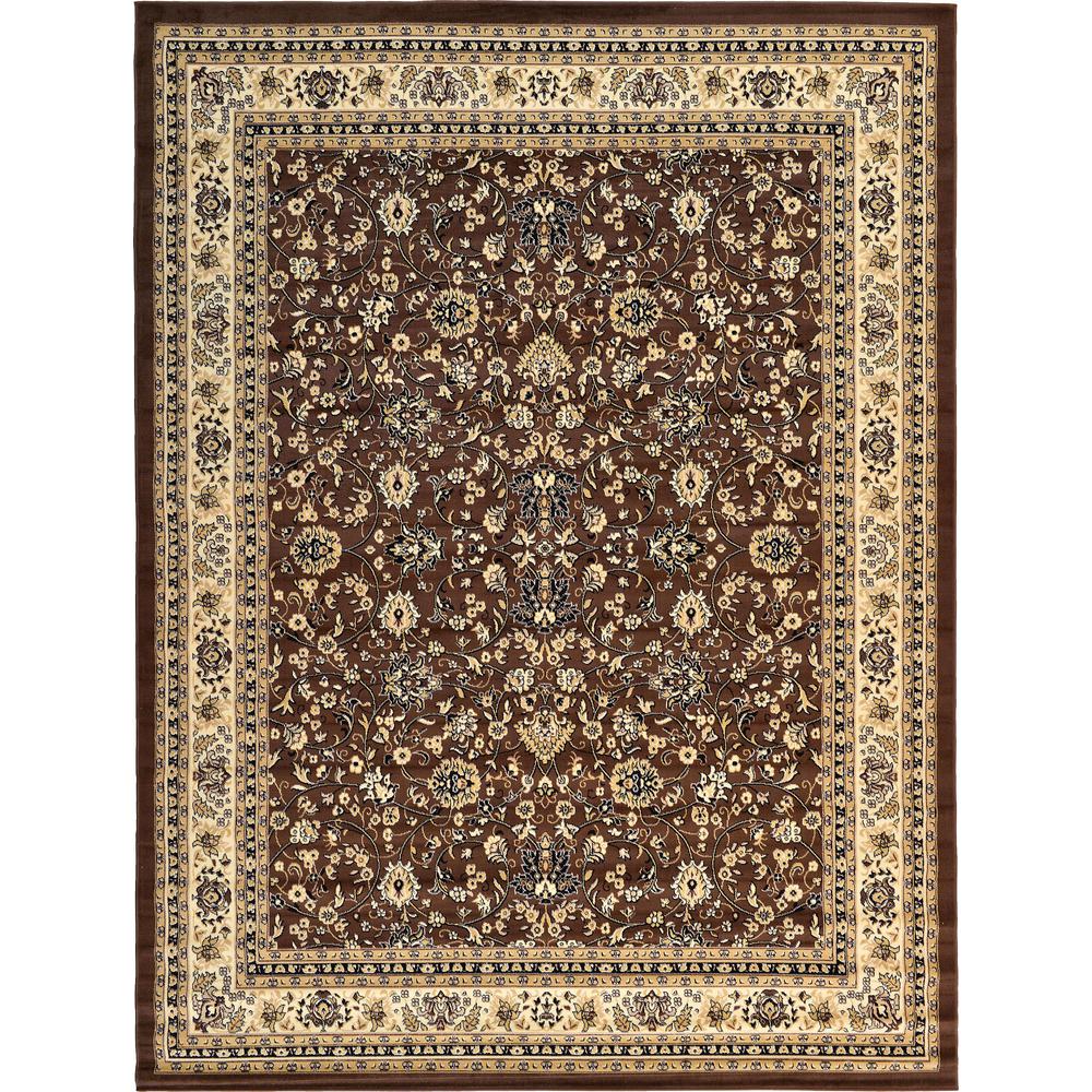 Washington Sialk Hill Rug, Brown (9' 10 x 13' 0). The main picture.