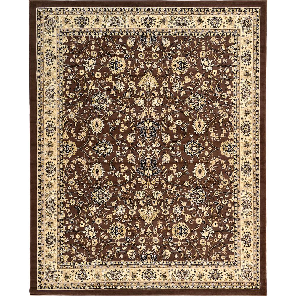 Washington Sialk Hill Rug, Brown (8' 0 x 10' 0). Picture 1