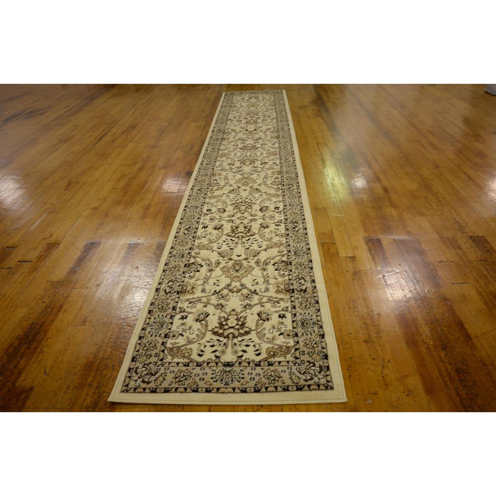 Washington Sialk Hill Rug, Ivory (3' 0 x 16' 5). Picture 4