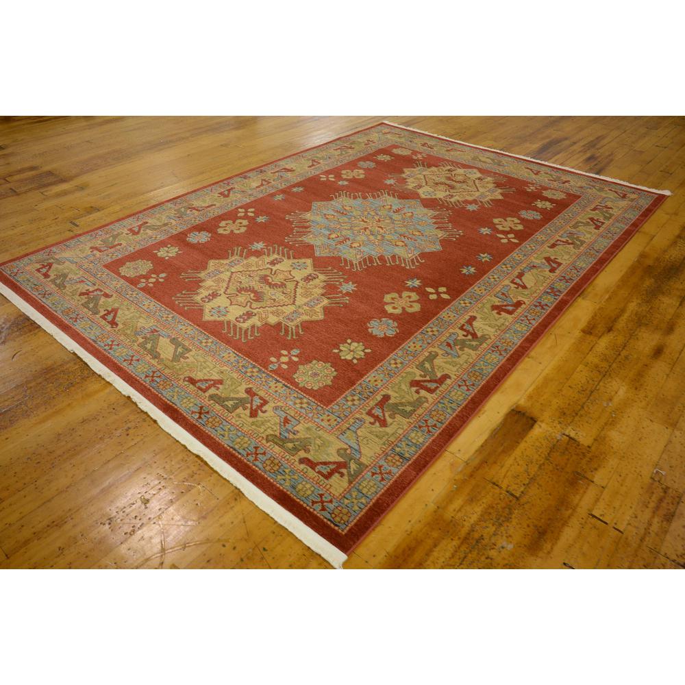Cyrus Sahand Rug, Red (7' 0 x 10' 0). Picture 5