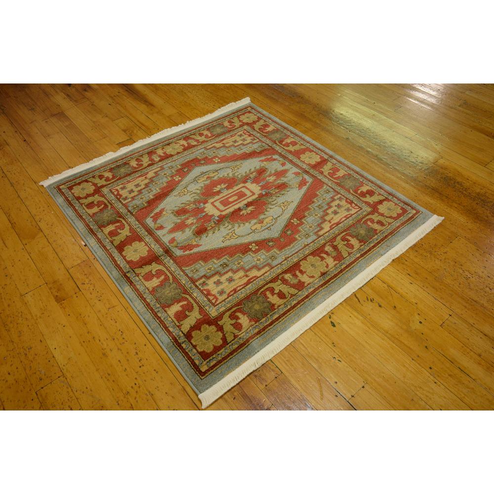 Demitri Sahand Rug, Red (4' 0 x 4' 0). Picture 3