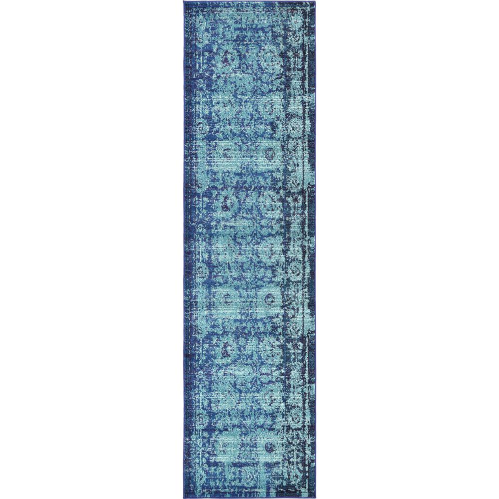Medici Salamanca Rug, Turquoise (2' 7 x 10' 0). Picture 1