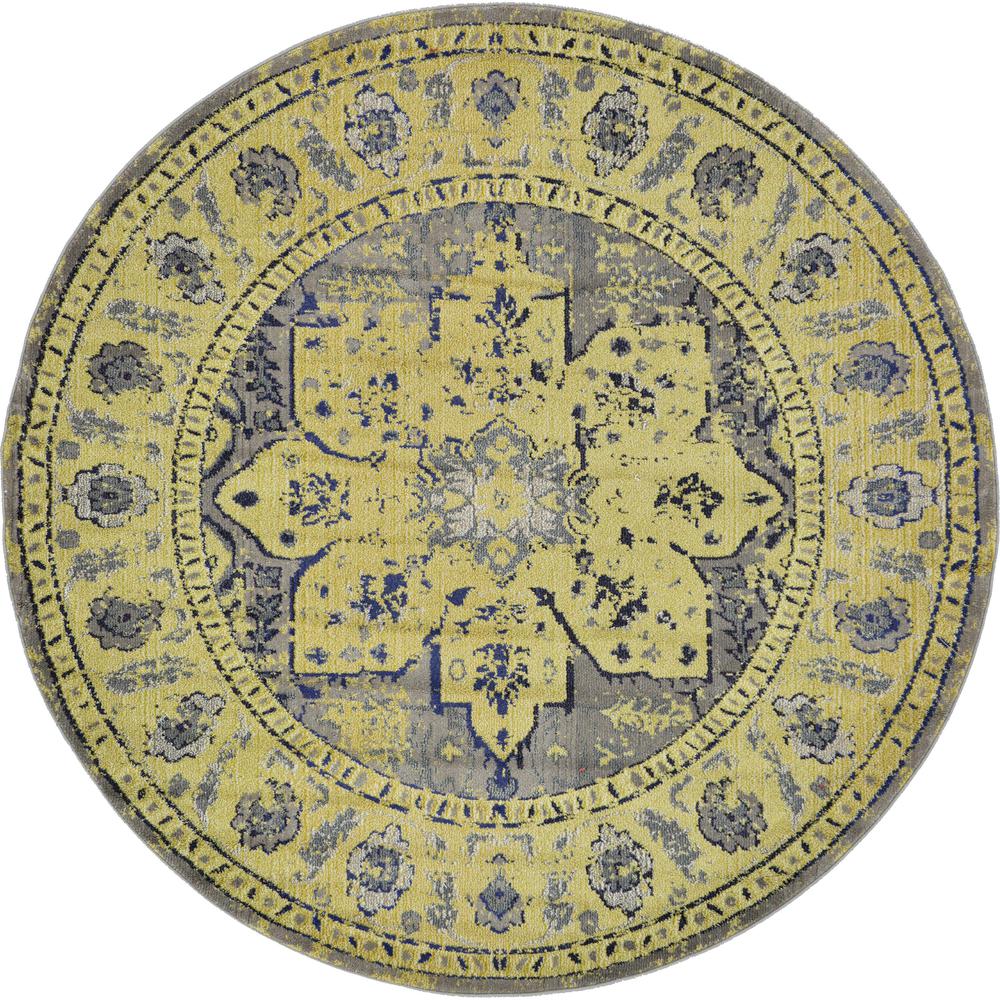Medici Oasis Rug, Gray (8' 0 x 8' 0). Picture 1